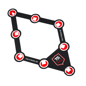 THE RACK NINEBALL Aufbaufolie | Präzises 9-Ball Rack